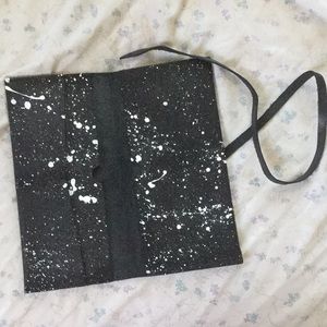 Black and white splash Wallet